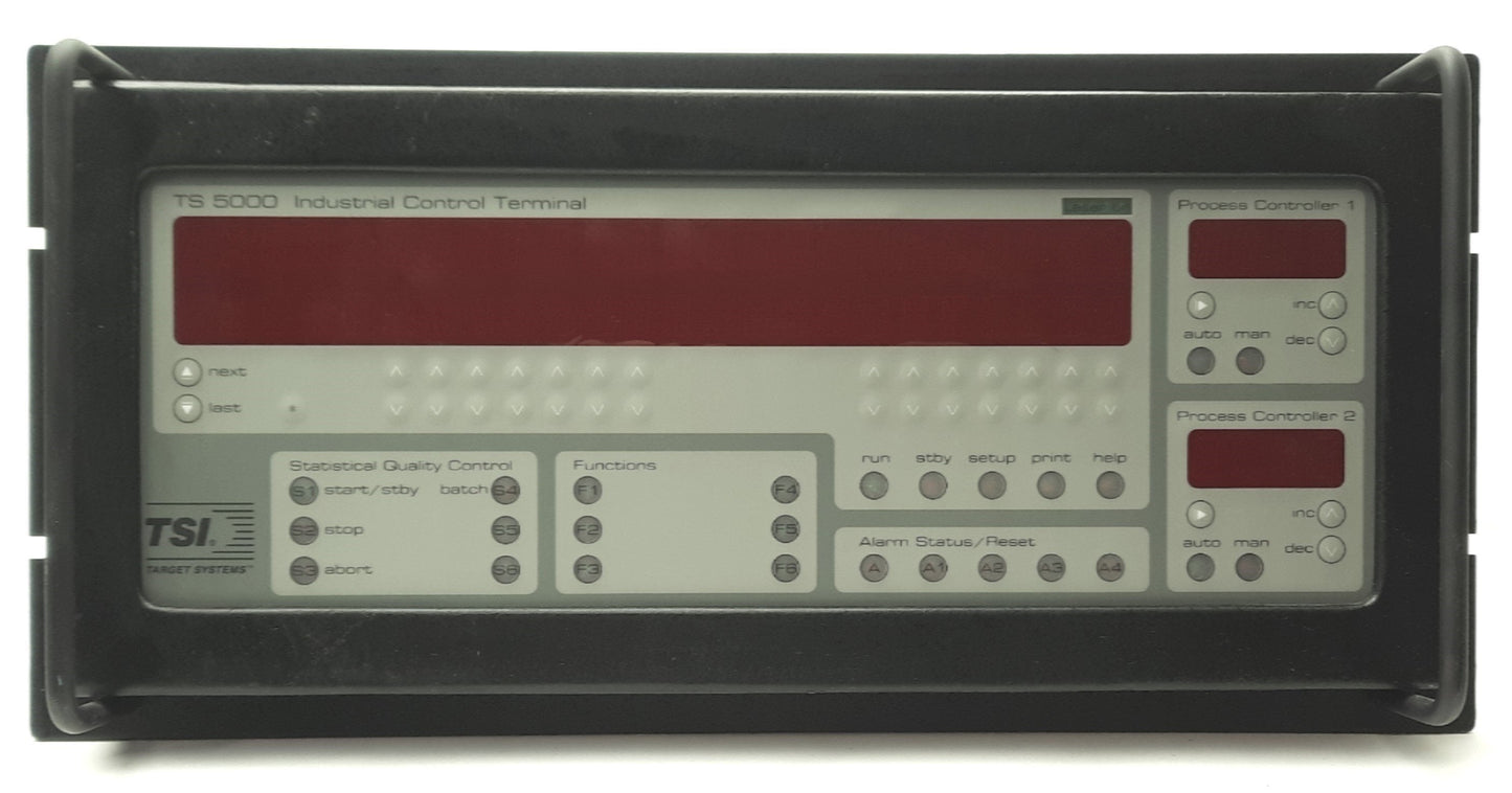 Used TSI TS 5000 LASER Micrometer Industrial Control Terminal, 4x Heads, 120VAC