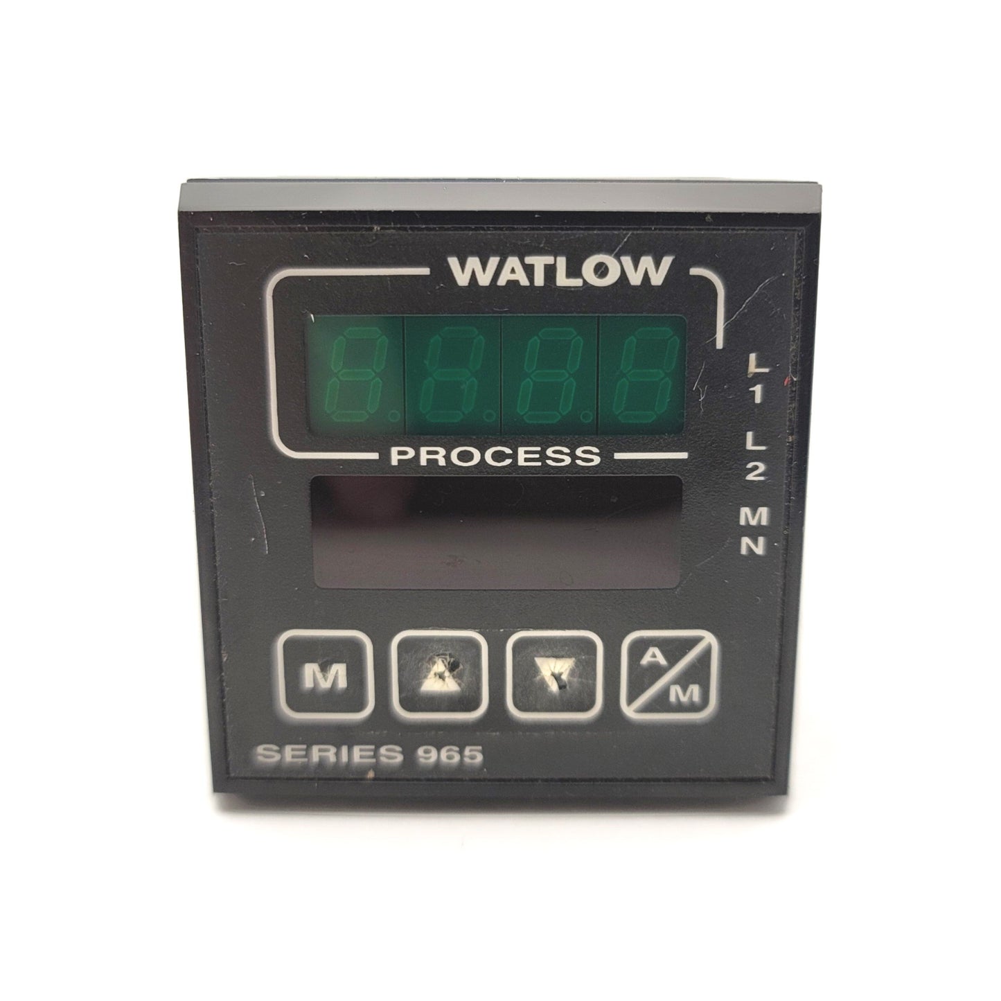 Used Watlow 965A-3CA0-00RG Temperature Controller 100-240VAC, 4-20mA, 0-5VDC, TC, RTD