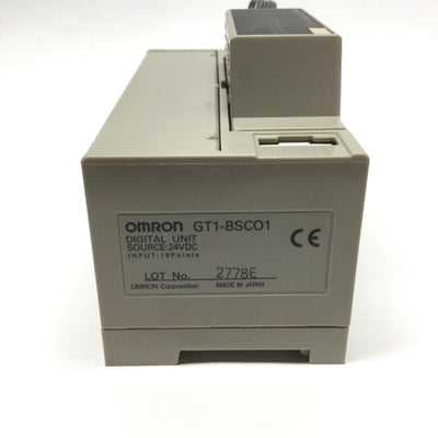 Used Omron GT1-ID16CST / BSC01 DeviceNet Digital Input Module, 16-Point, 24VDC 6mA/pt