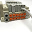 Used SMC EX250-SDN1 DeviceNet Serial Interface Unit on Manifold w/ (6x) SV1000 Valves