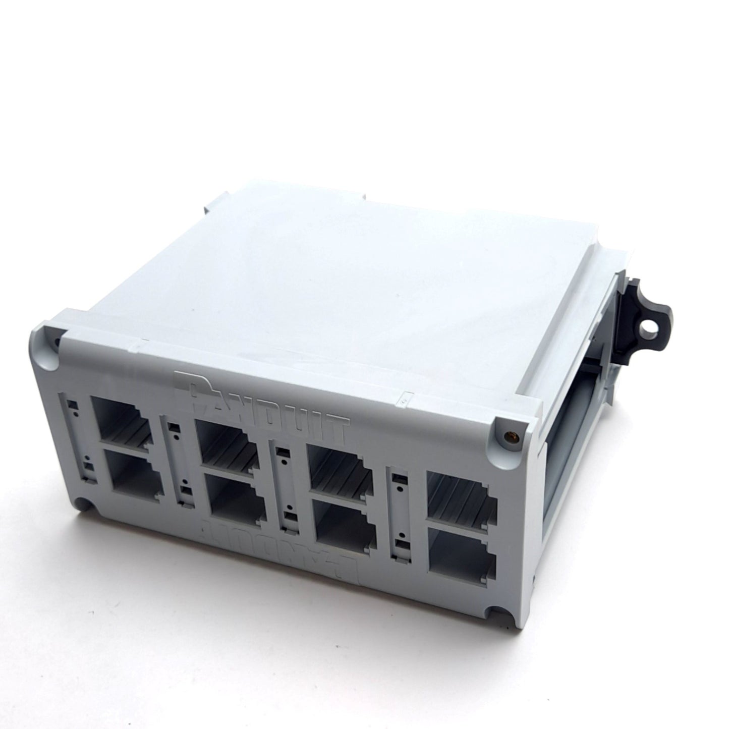 New Panduit CDPP8RG IndustrialNet Patch Panel, 8-Port, Polycarbonate, DIN Rail