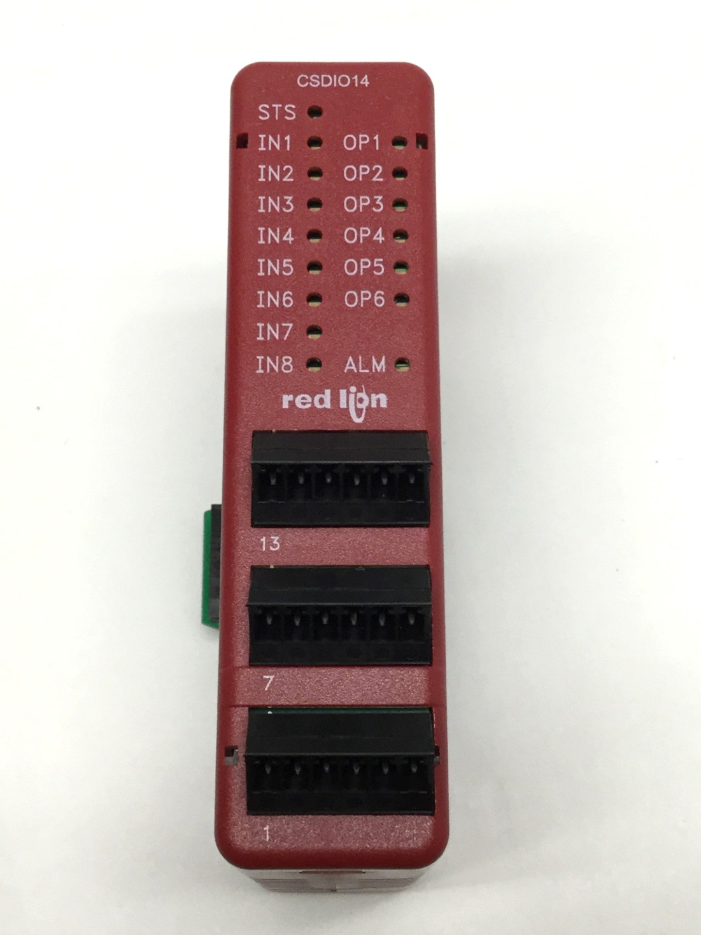 Used Red Lion CSDIO14S Digital I/O Module 8 Input / 6 Solid State Outputs, 30VDC Max