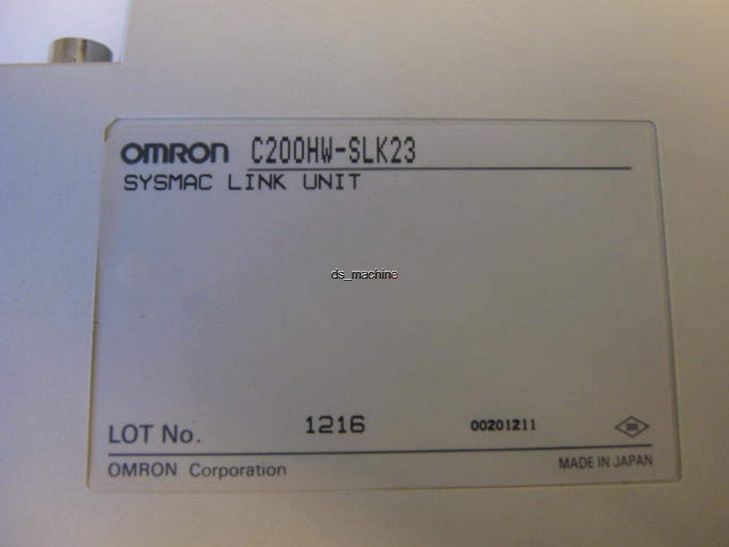 Used Omron C200HW-SLK23 PLC Link Unit w/C200H-CE001 Connector
