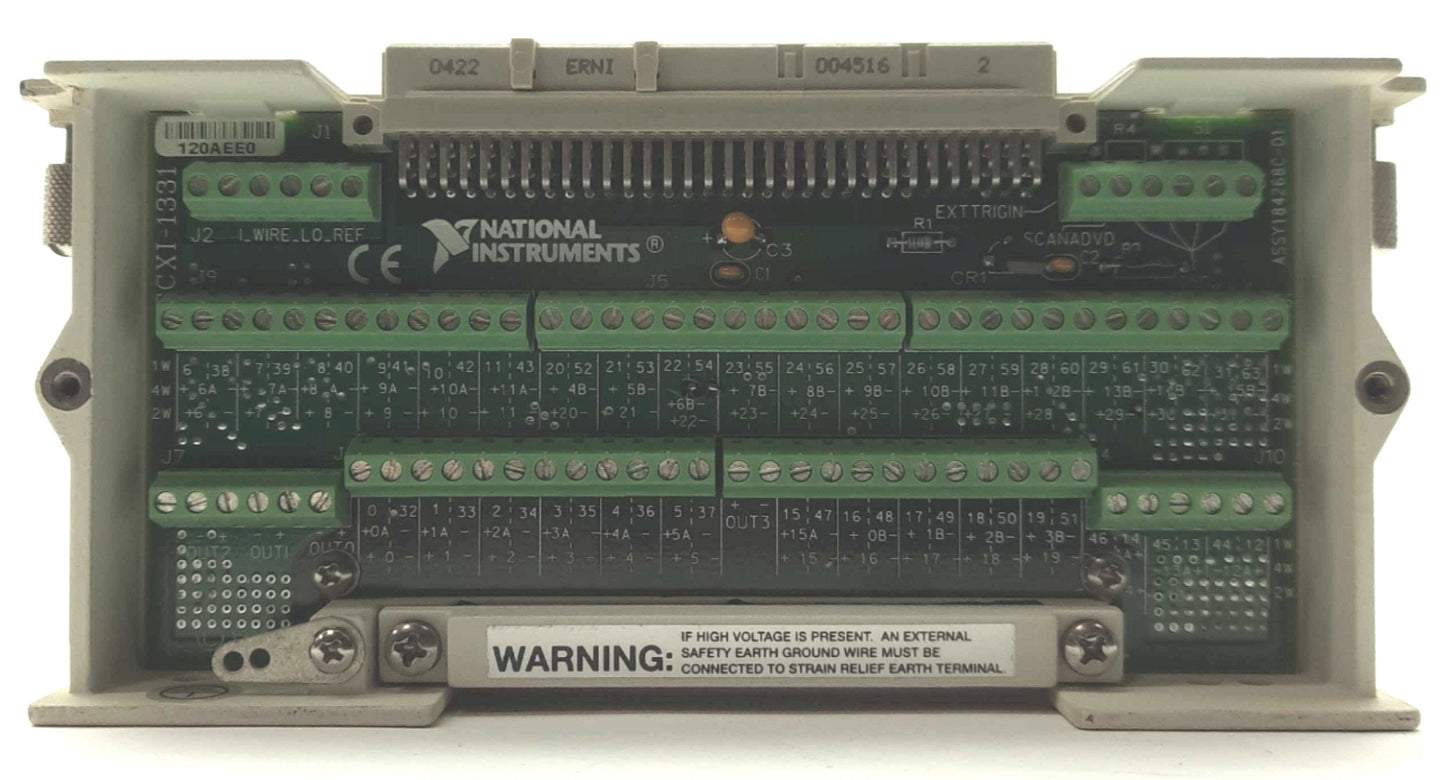 Used National Instruments SCXI-1331 64-Channel Multiplexer I/O Terminal Block