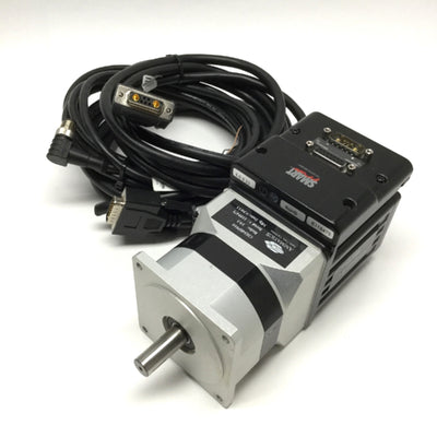 Used Moog Animatics SM34165DT-DE-AD1 Smart Motor Servo 48VDC NEMA 34 w/Gearhead 10:1