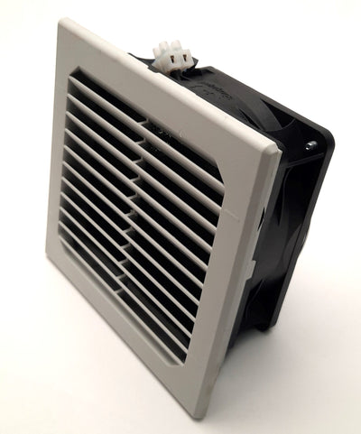 Used McLean SF-0524-414 Enclosure Cooling Filter Fan, 5", 24VDC, 3050RPM, 4.1 Watts