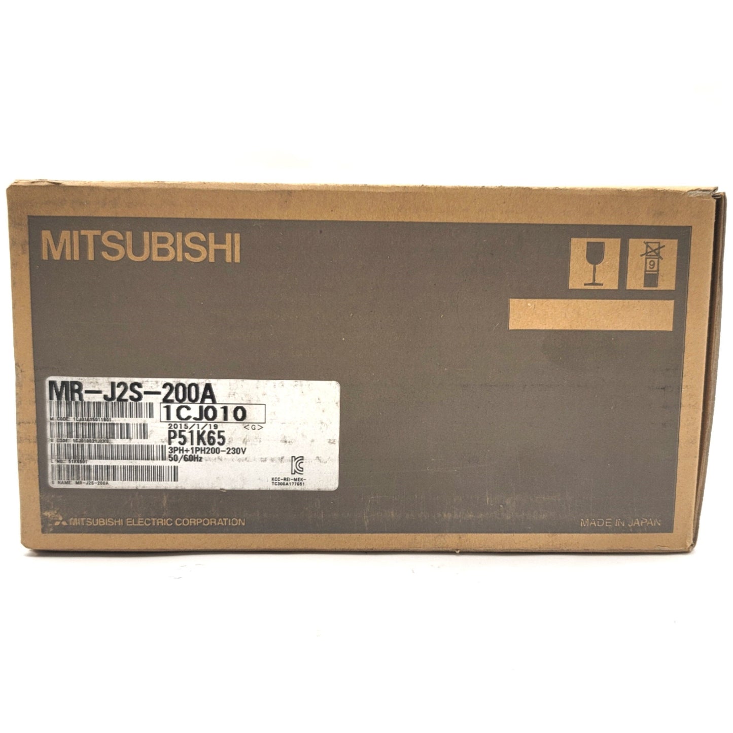 New Mitsubishi MR-J2S-200A Melservo AC Servo Motor Amplifier, 2kW, 200-230VAC 3-PH