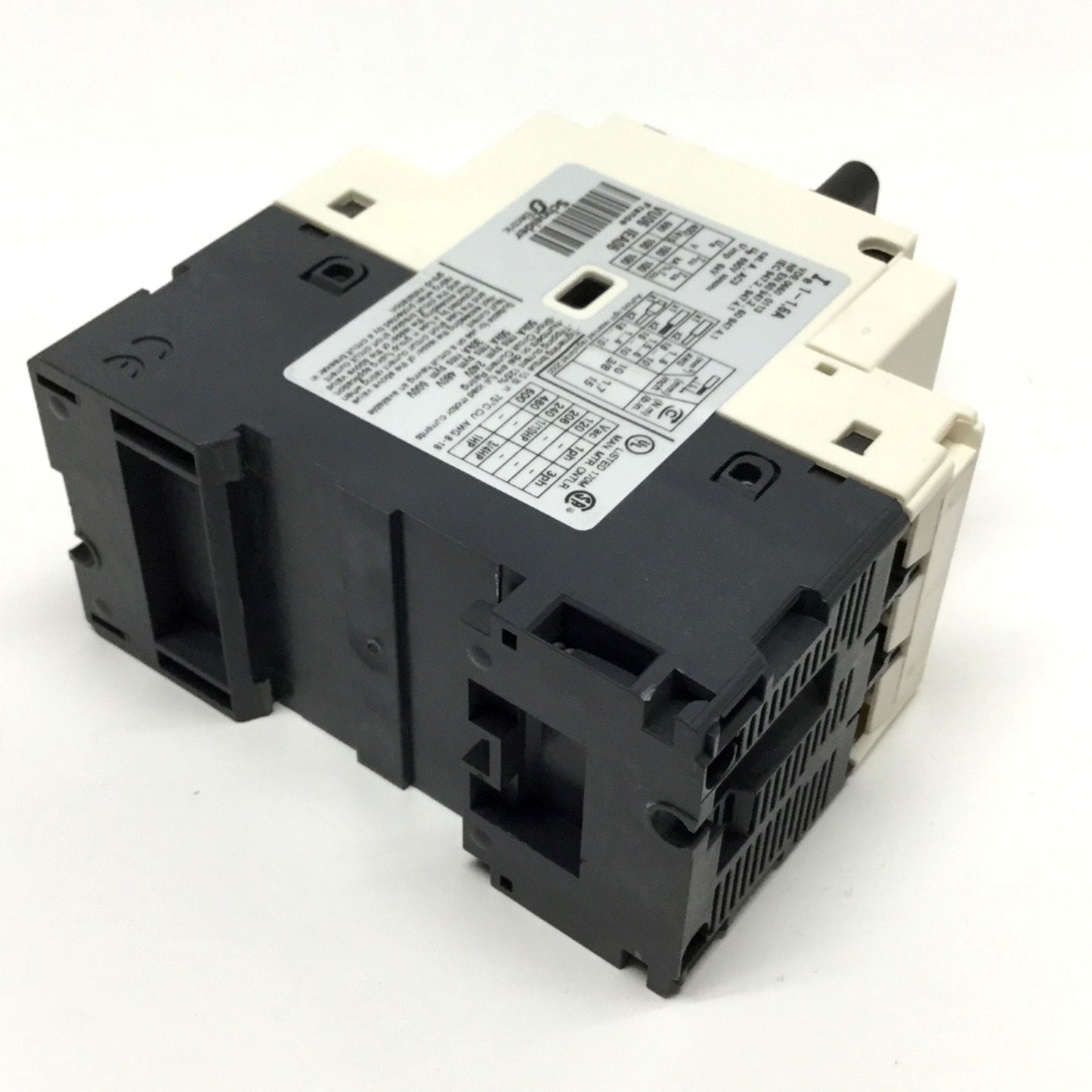 Used Telemecanique GV2-P06 Manual Motor Starter Circuit Breaker, 1-1.6A, 3-Pole