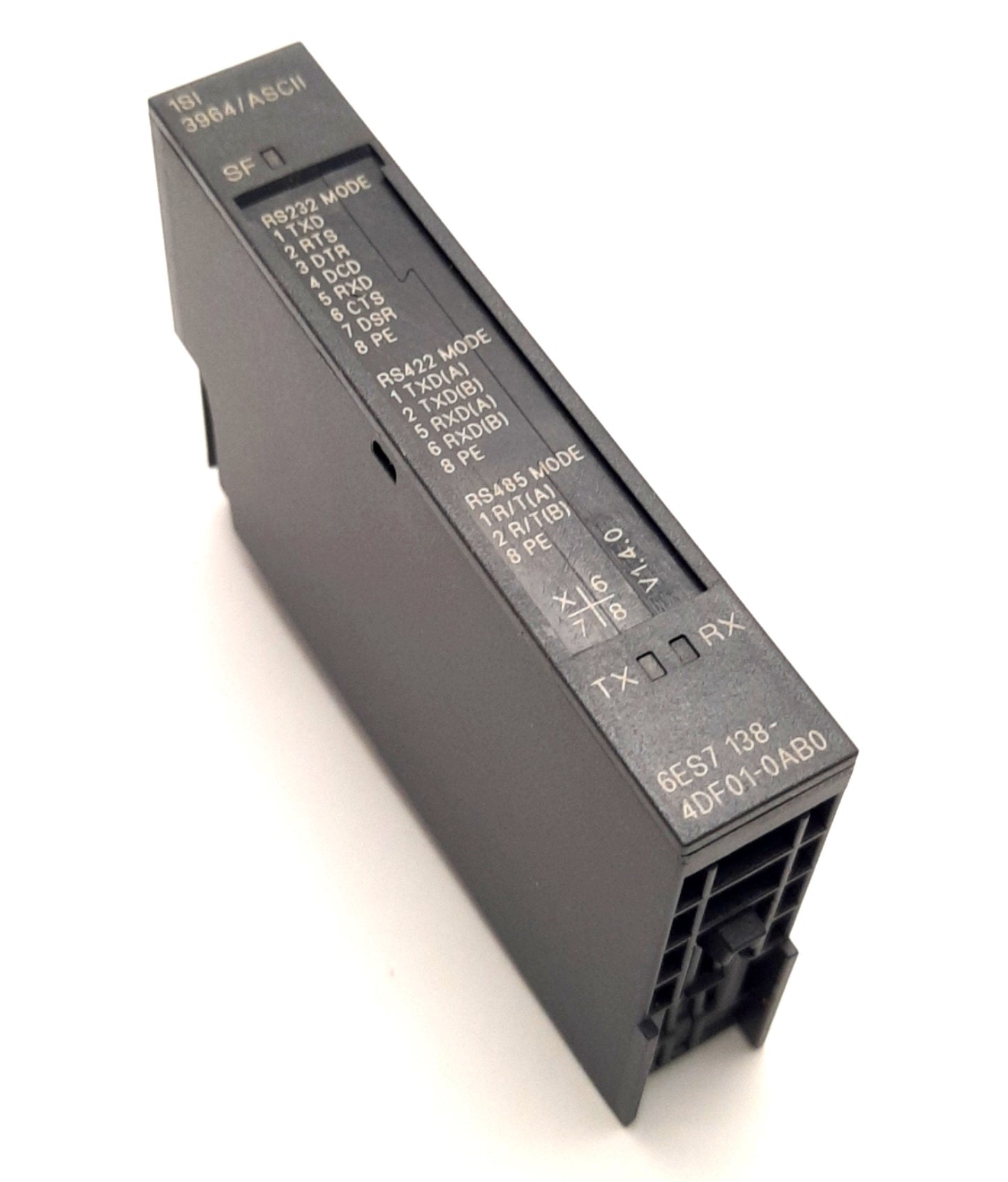 New Siemens 6ES7 138-4DF01-0AB0 Interface Module, 24v DC 120mA Supply, RS232/422/485