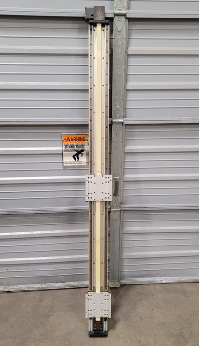 Used THK GL15B-1500L GL Belt Driven Linear Actuator 1500mm Stroke 35mm Pitch NEMA 23