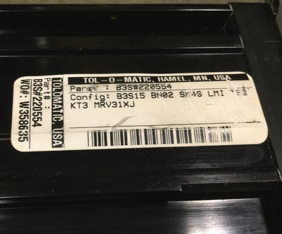 Used Tolomatic B3S15 BN02 SK46 Ball Screw Drive Linear Actuator 46" Stroke, 2 TPI