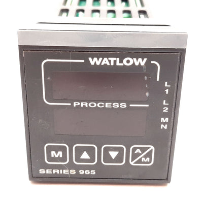 Used Watlow 965A-3CA0-0000 Temperature Controller 100-240VAC, 4-20mA, 0-5VDC, TC, RTD