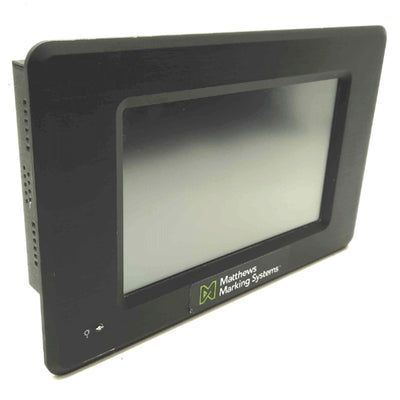 Used Mathews Marking System 41208404 Touch Panel PC, 7", 24VDC for 41204981