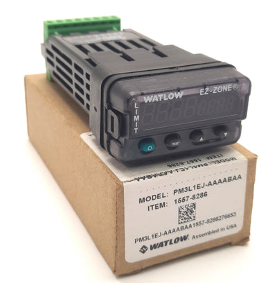 New Watlow PM3L1EJ-AAAABAA EZ-Zone Limit Controller, 100-240v AC, 5A Relay Output