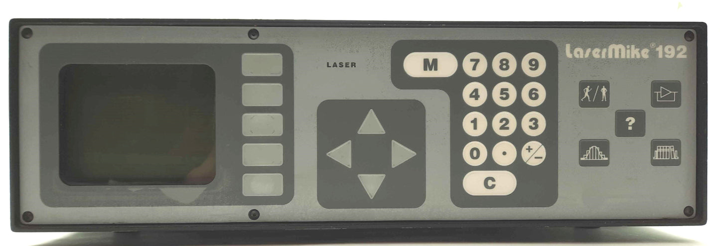 Used LaserMike 182-BUMP LASER Gage Controller, 1x Gage, 1x Encoder, Serial, 120VAC