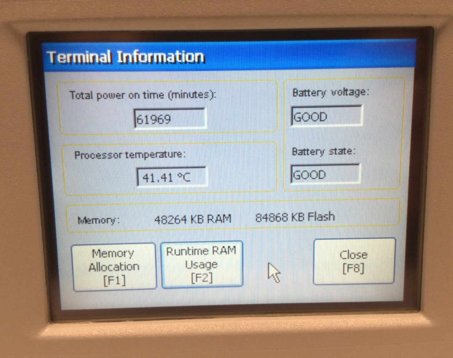 Used Allen Bradley 2711PC-T6C20D PanelView Plus 600 5.5" Color Touch Screen HMI 24VDC