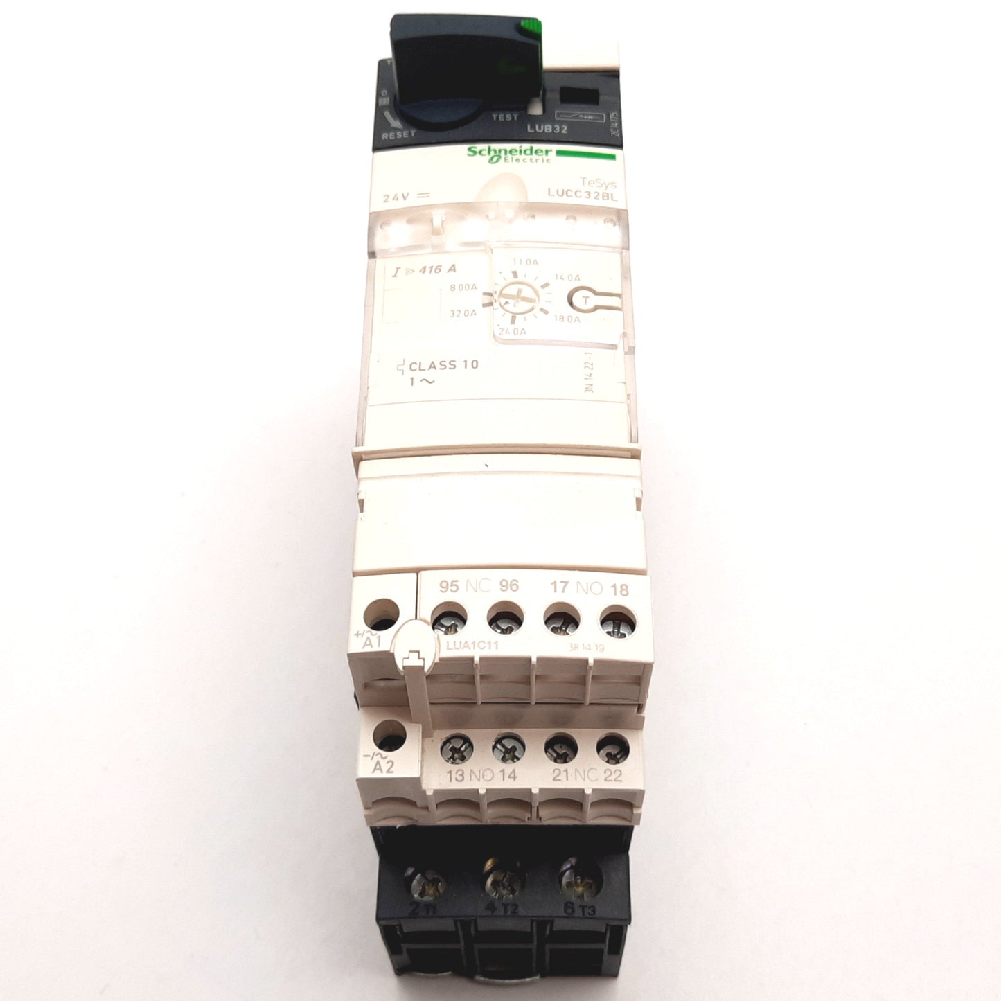 New Schneider Electric Motor Starter LUB32 Base LUCC32BL Control, 24VDC 8-32A 3-Pole