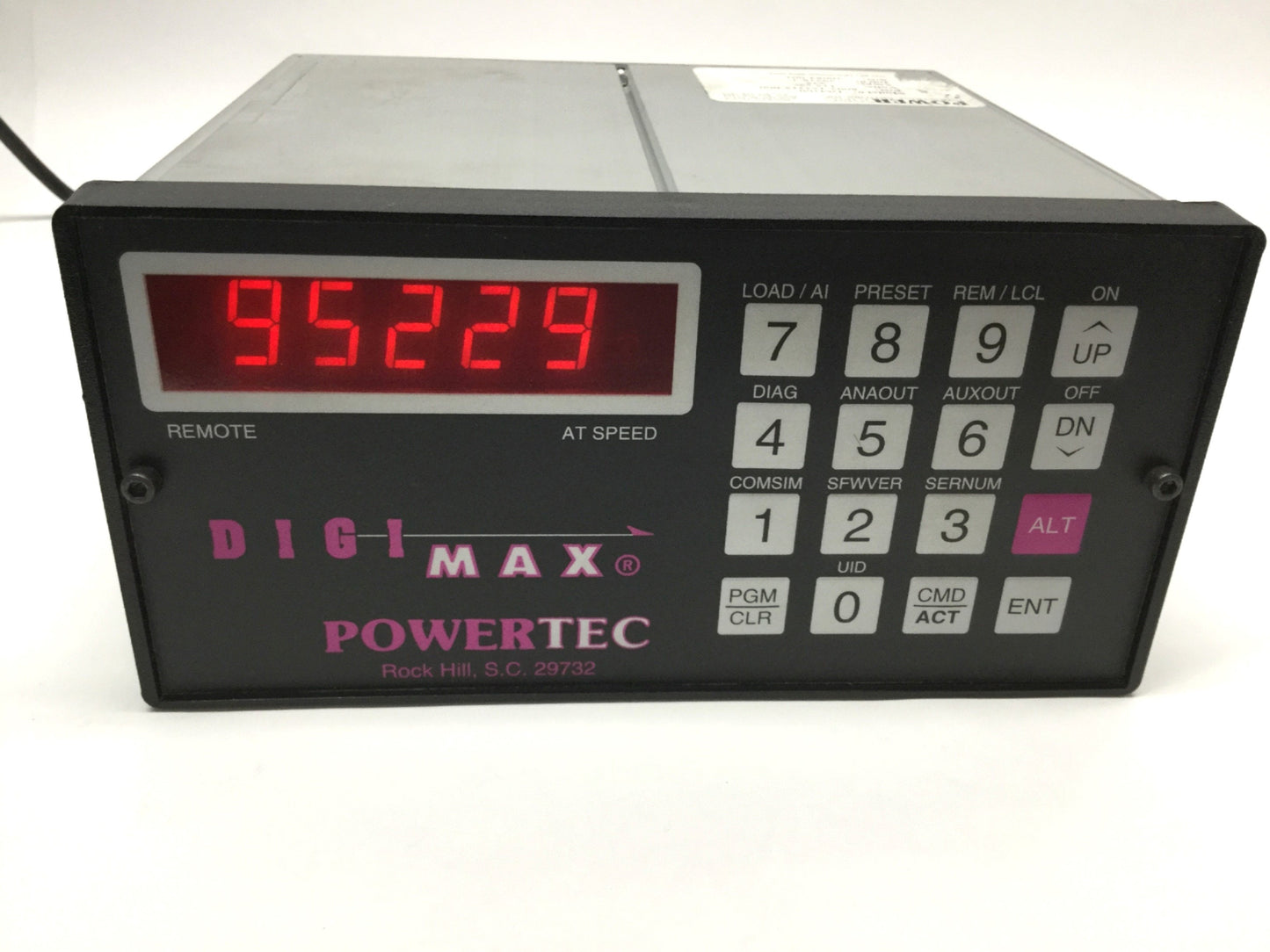 Used Powertec DM100 DIGIMAX Brushless DC Motor Digital Speed/Ratio Controller 115VAC