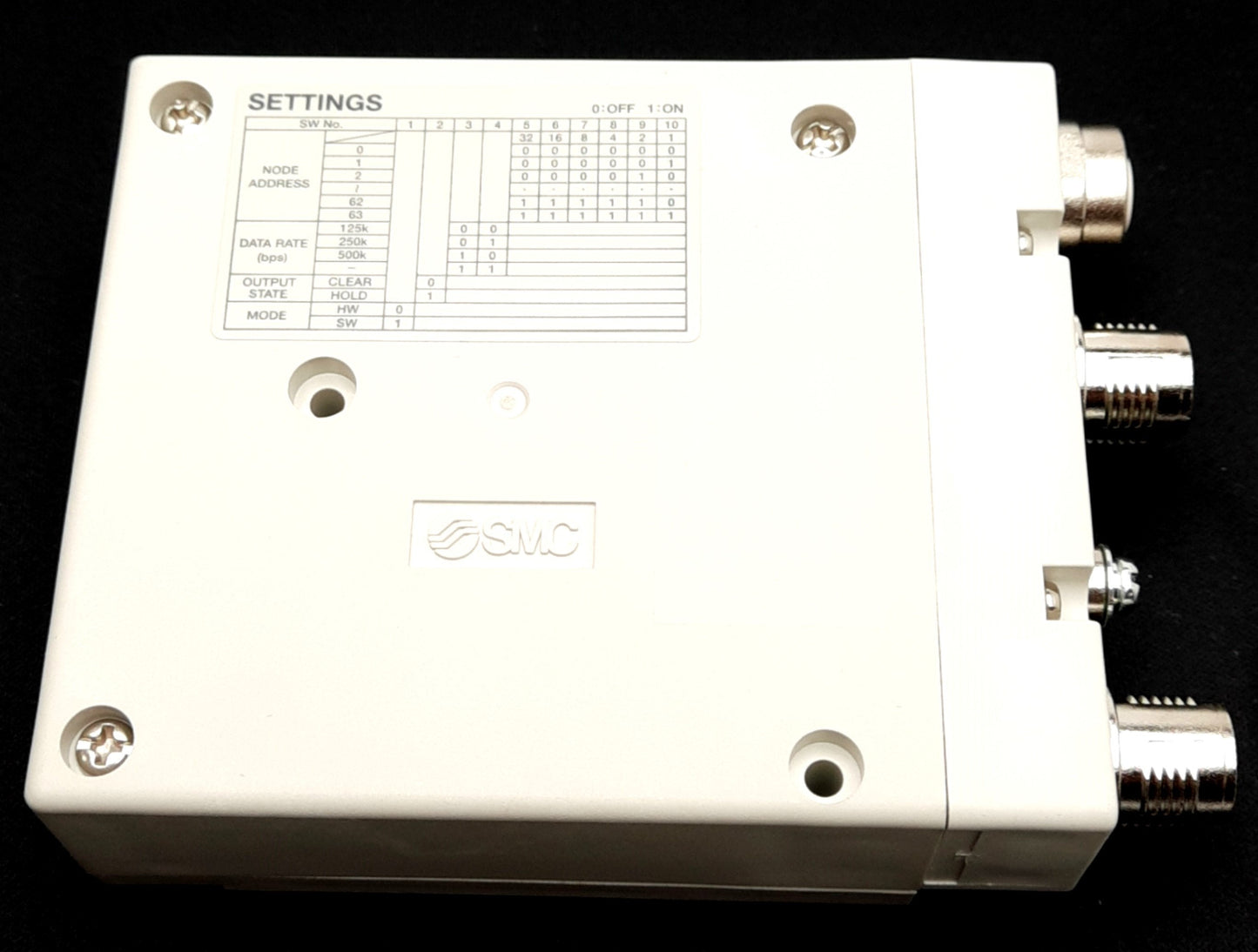 New SMC EX260-SDN2 DeviceNet Serial Interface Module 32 Outputs, 24VDC, M12, NPN