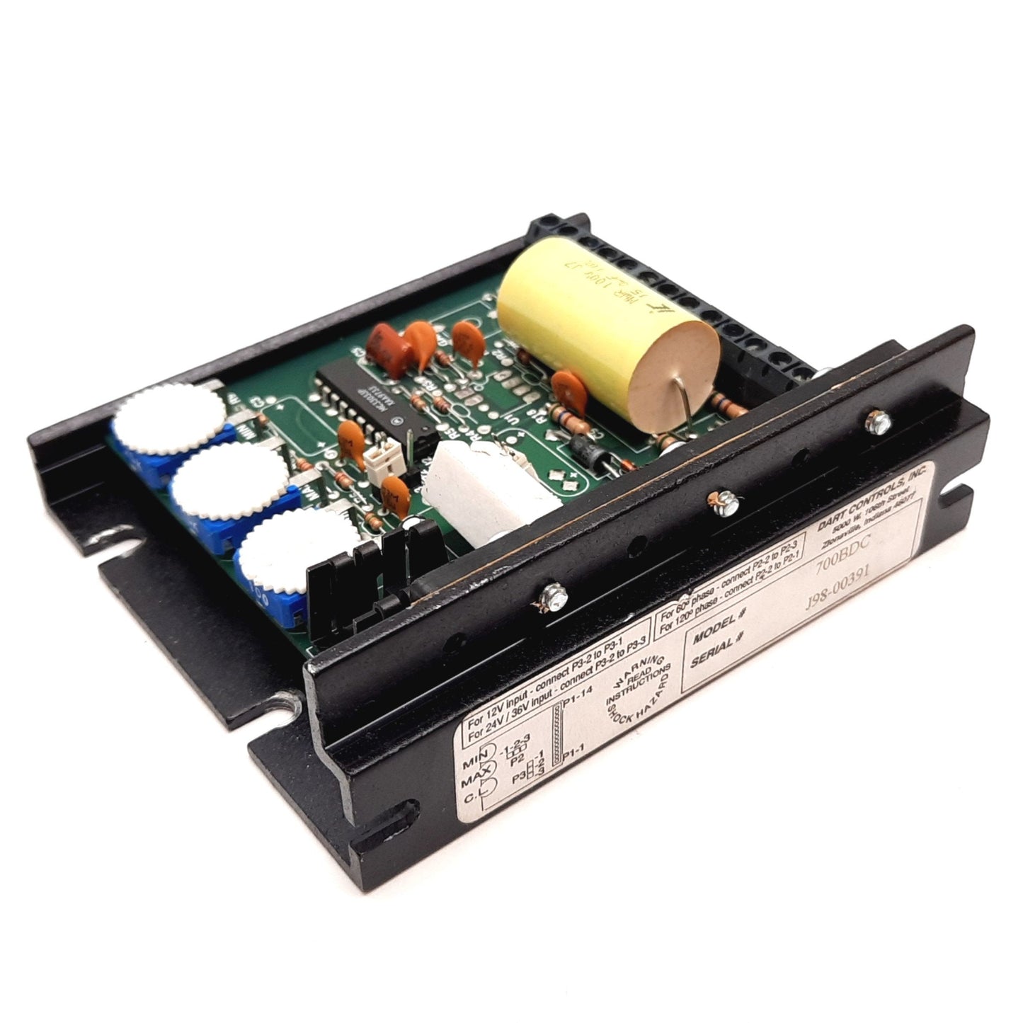 Used Dart Controls 700BDC Brushless DC Motor Control, In: 11-40VDC, Out: 10-36VDC