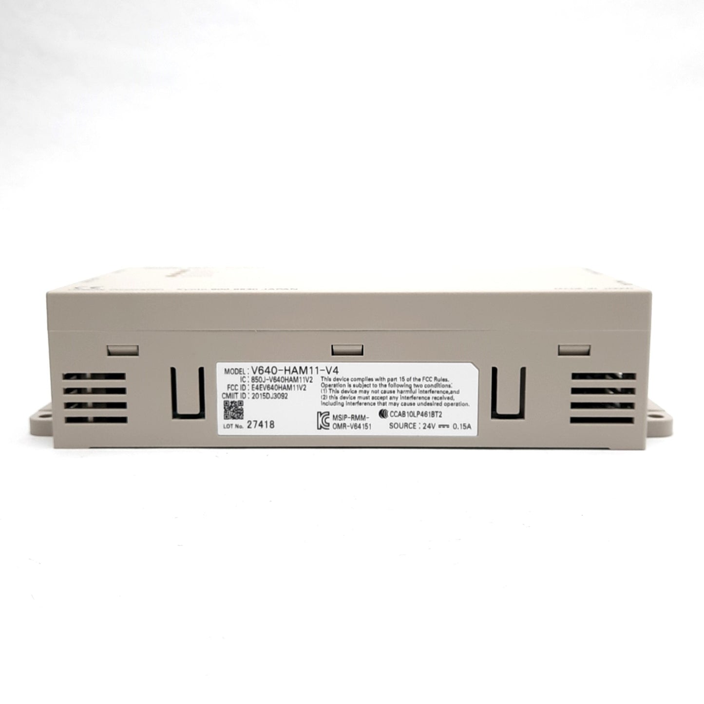 New  Omron V640-HAM11-V4 CIDRW Amplifier Unit, 24VDC, 150mA Max, RC-232C/RS-485 20MO