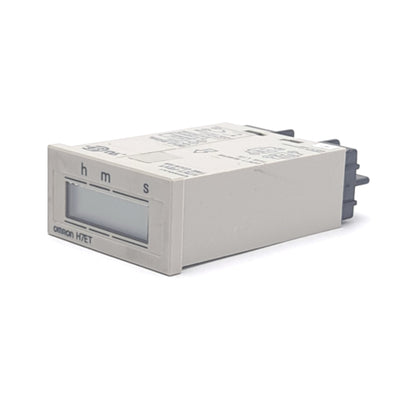 Used Omron H7ET-FBV1 Self-Powered Time Counter, 24-240VAC/6-240VDC Input, 7-Digits