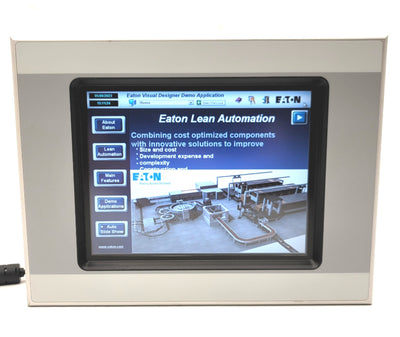 Used Eaton XP-702-E0-84TSIJ-10 XP5000 Touchscreen Industrial Panel PC 8.4" 24VDC IP65