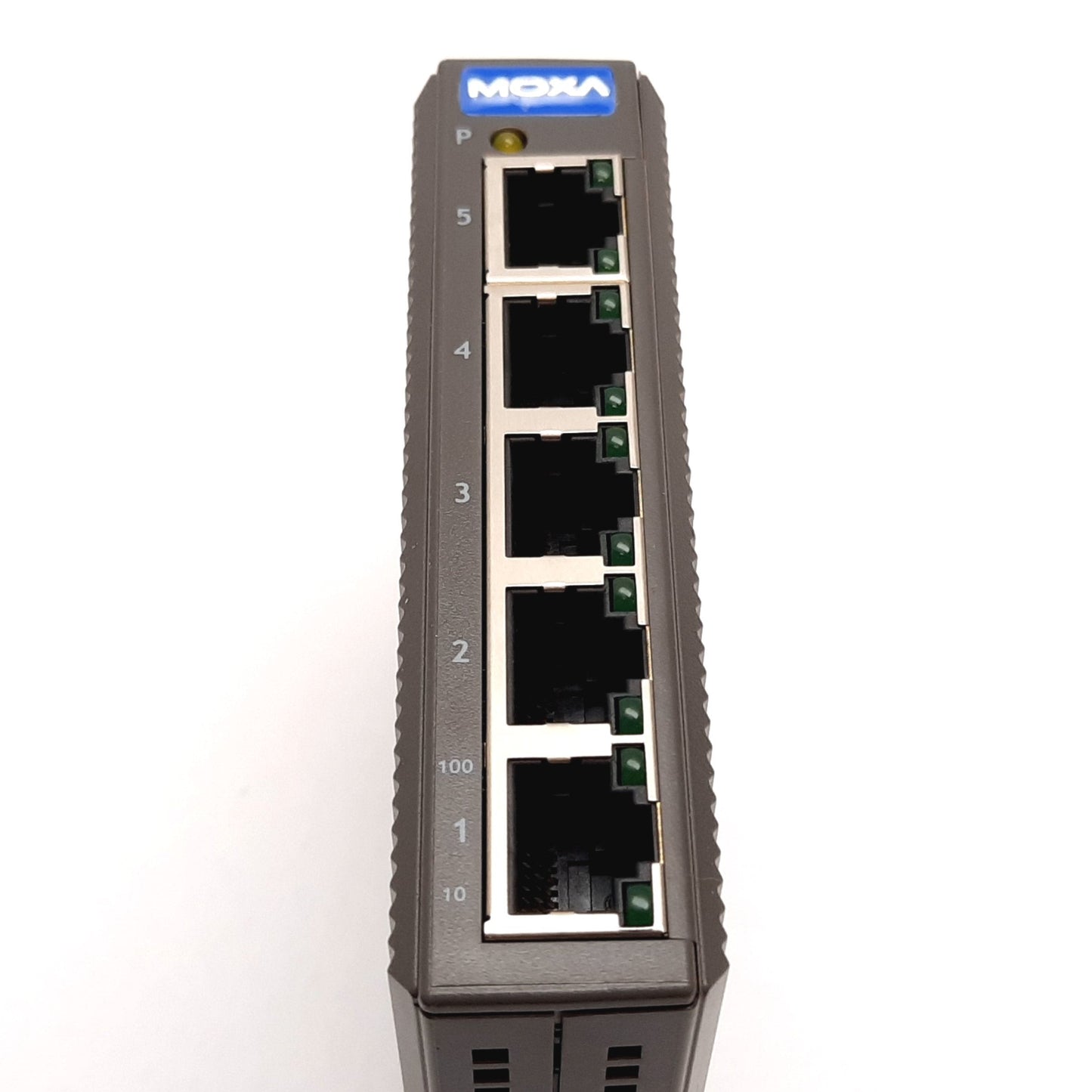 Used Moxa EDS-205 Unmanaged Ethernet Switch 5-Port, 10/100BaseT(X), 12-48VDC/18-30VAC