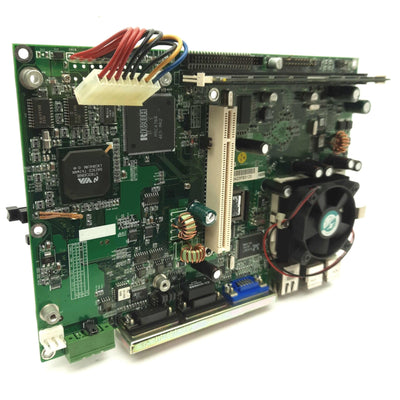 Used PLOTECH EBC-2300CH51-43305-1A3 HMI Motherboard VIA C3 800MHz CPU 512MB RAM 24VDC