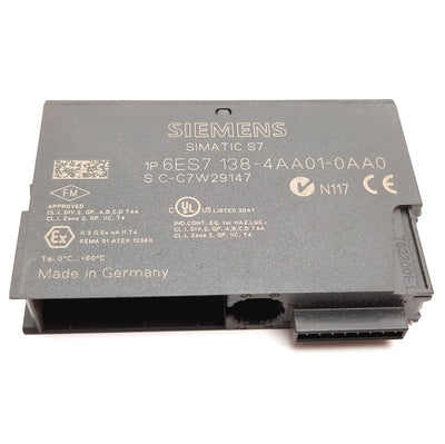 Used Siemens 6ES7 138-4AA01-0AA0 Simatic S7 PLC Reserve Module