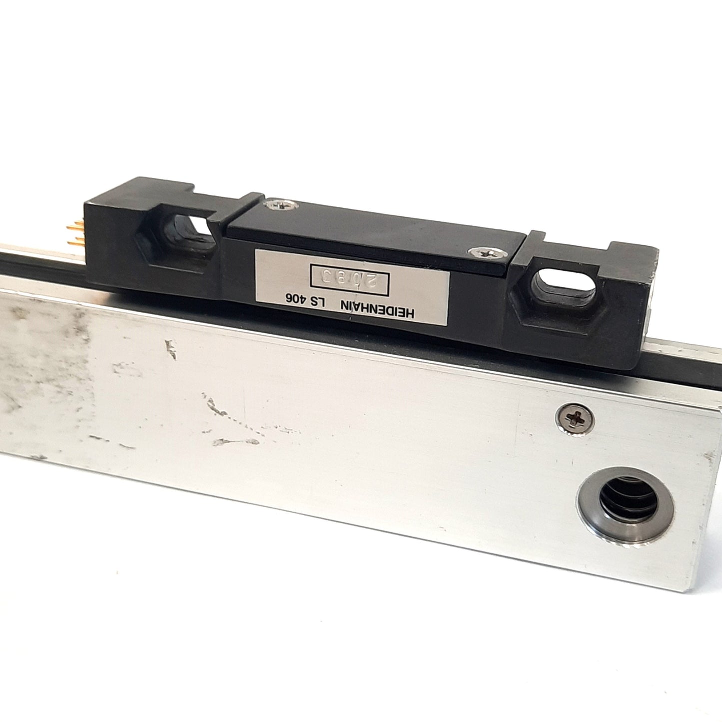 Used Heidenhain LS 406 Linear Encoder Measuring Length: 570mm,Total 708mm, 262 181 26