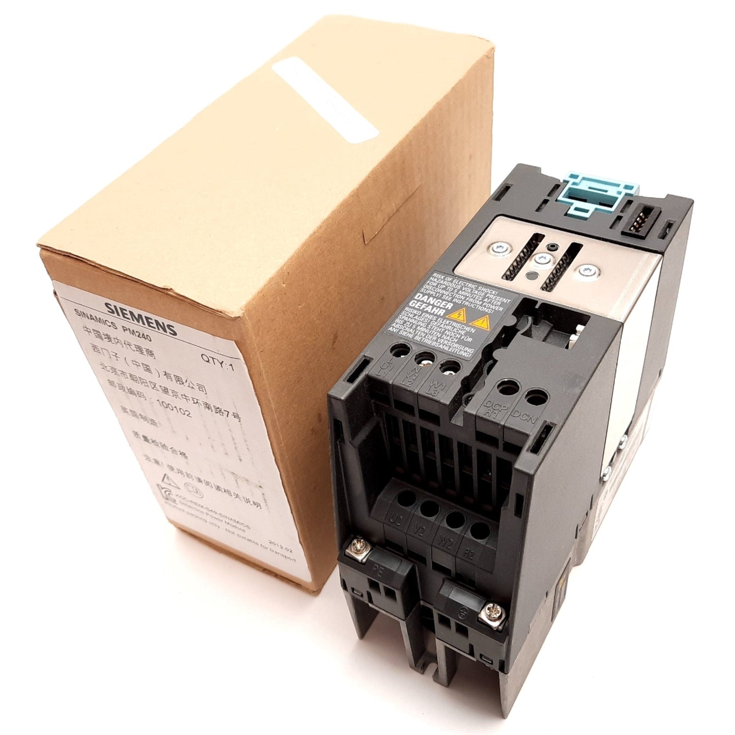 New Siemens 6SL3224-0BE13-7UA0 Sinamics Power Module, 0.37kW, 3-Phase 380-480VAC