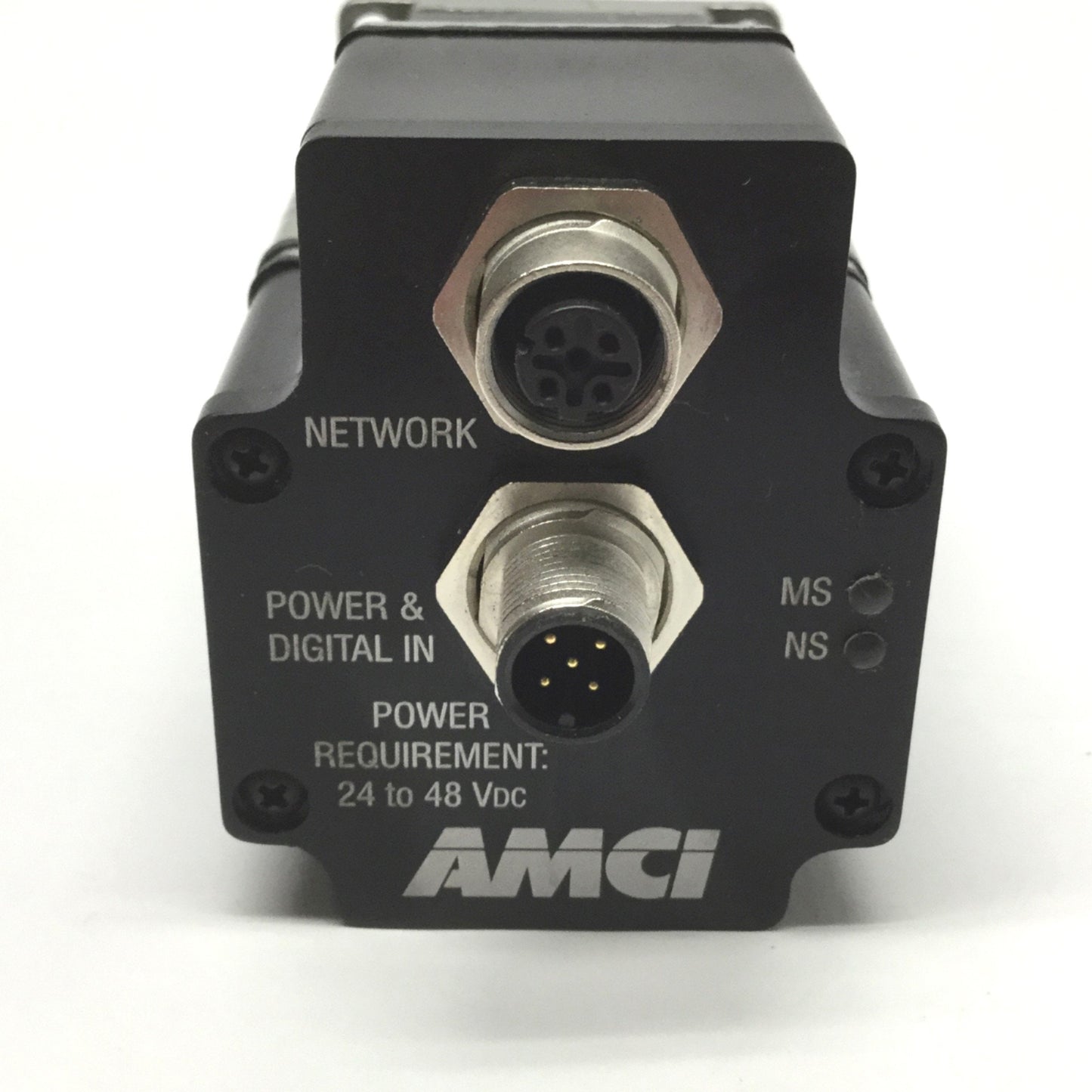 Used AMCI SMD23E-240E-M12P Integrated Stepper Motor+Driver+Indexer, NEMA 23, 24-48VDC