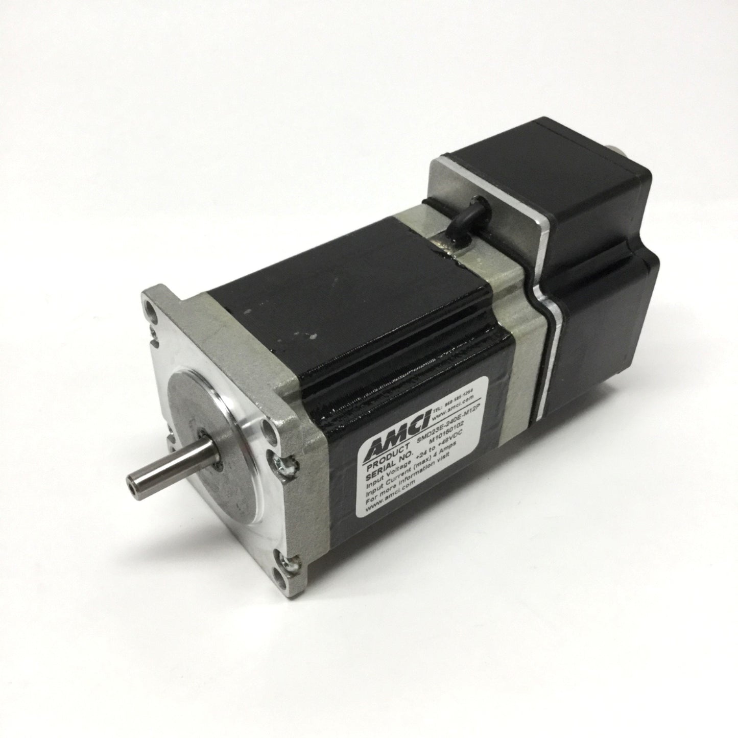 Used AMCI SMD23E-240E-M12P Integrated Stepper Motor+Driver+Indexer, NEMA 23, 24-48VDC