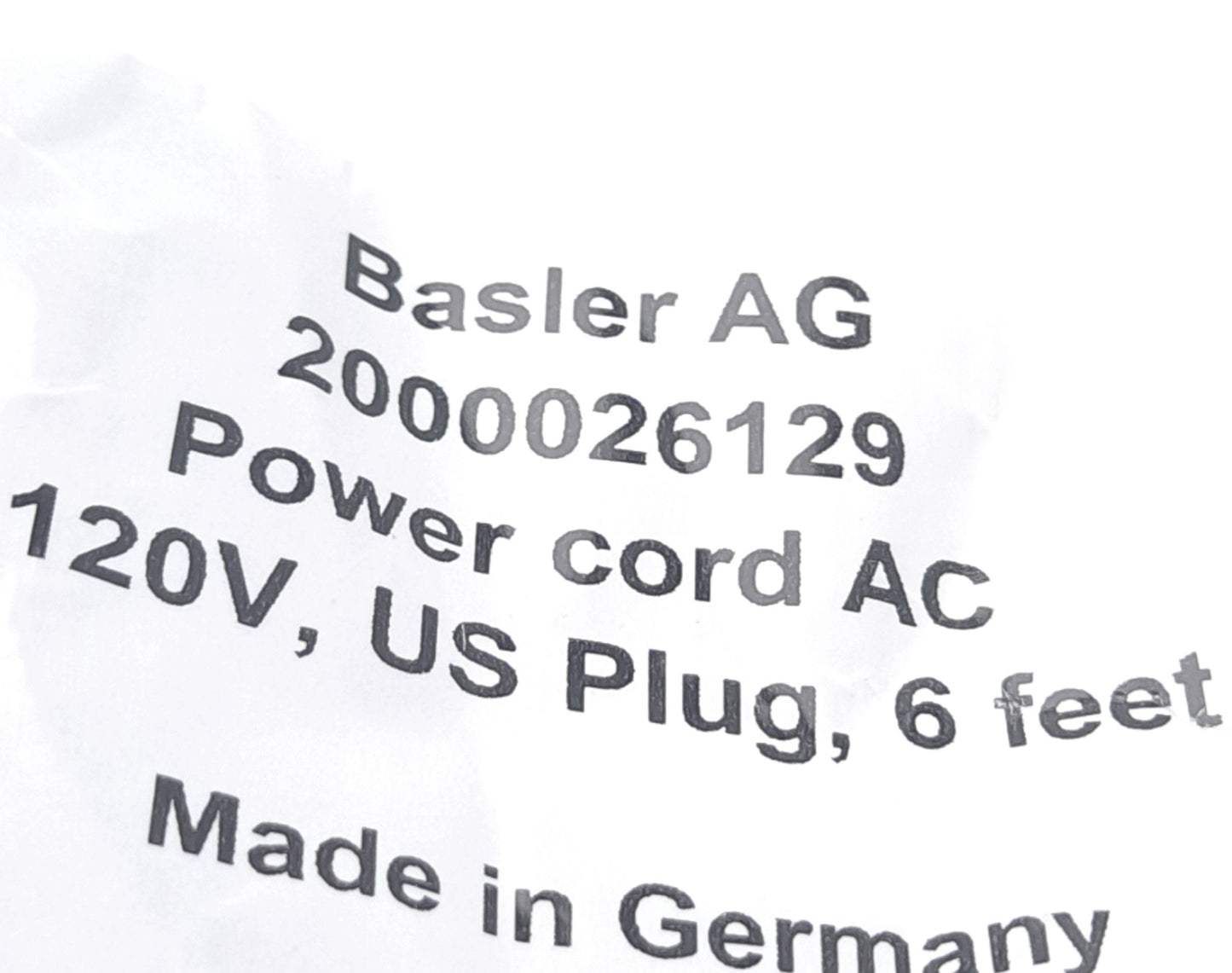 New Balser 2200000167 Power Supply, 12VDC/1.5A/18W 6-Pin Output, With AC Power Cord