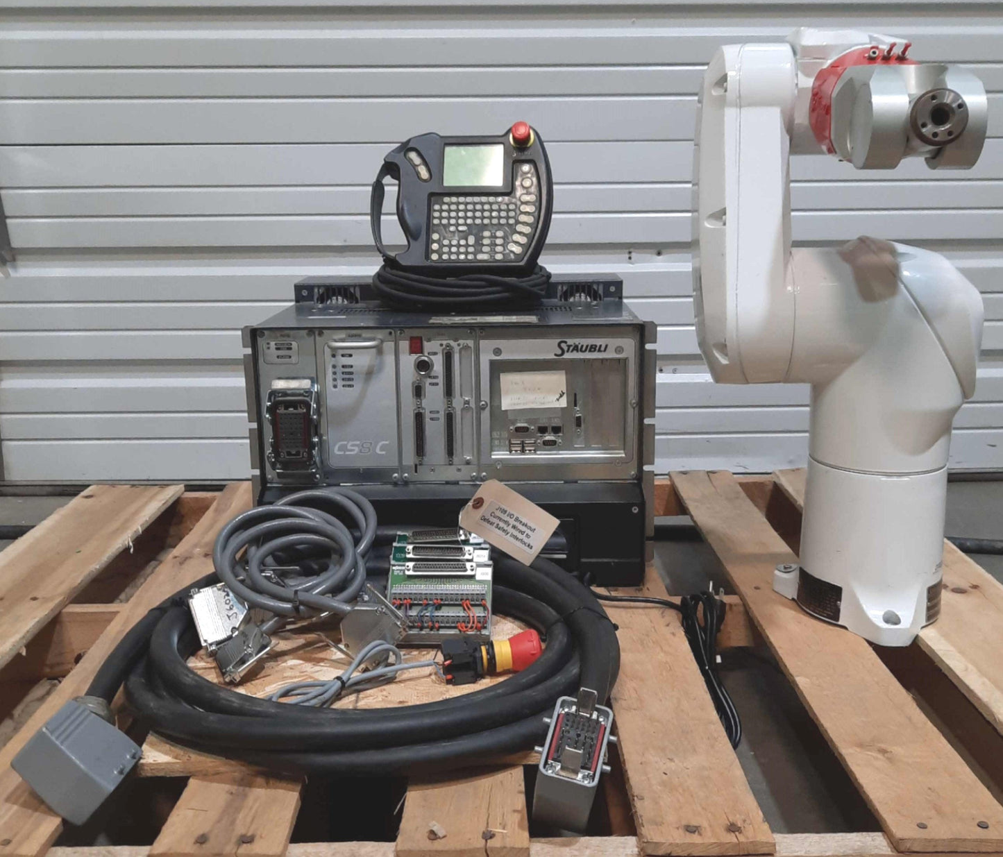 Used Staubli CS8C-TX40 Six Axis Robot System, 2.2kg Load, 515mm Reach, 115VAC 14.8A