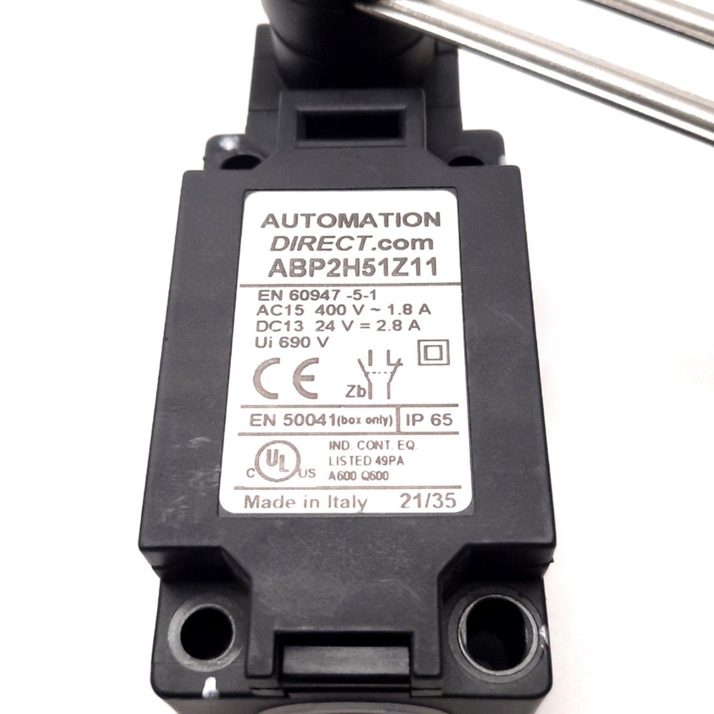 Used Automation Direct ABP2H51Z11 Side Rotary Limit Switch 90 Degree Travel, 1NO/1NC