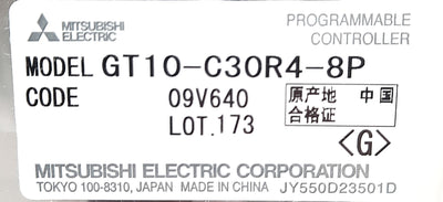 New Mitsubishi GT10-C30R4-8P GOT2000 Series HMI Cable, RS-422, 8-Pin Mini-DIN, 3m