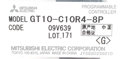 New Mitsubishi GT10-C10R4-8P GOT2000 Series HMI Cable, RS-422, 8-Pin Mini-DIN, 1m