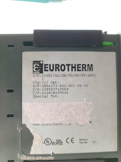 Used Eurotherm 2108I/AL/GN/VH/RF/RF/ENG Alarm Unit 2x Alarm DPST Outputs 100-240VAC