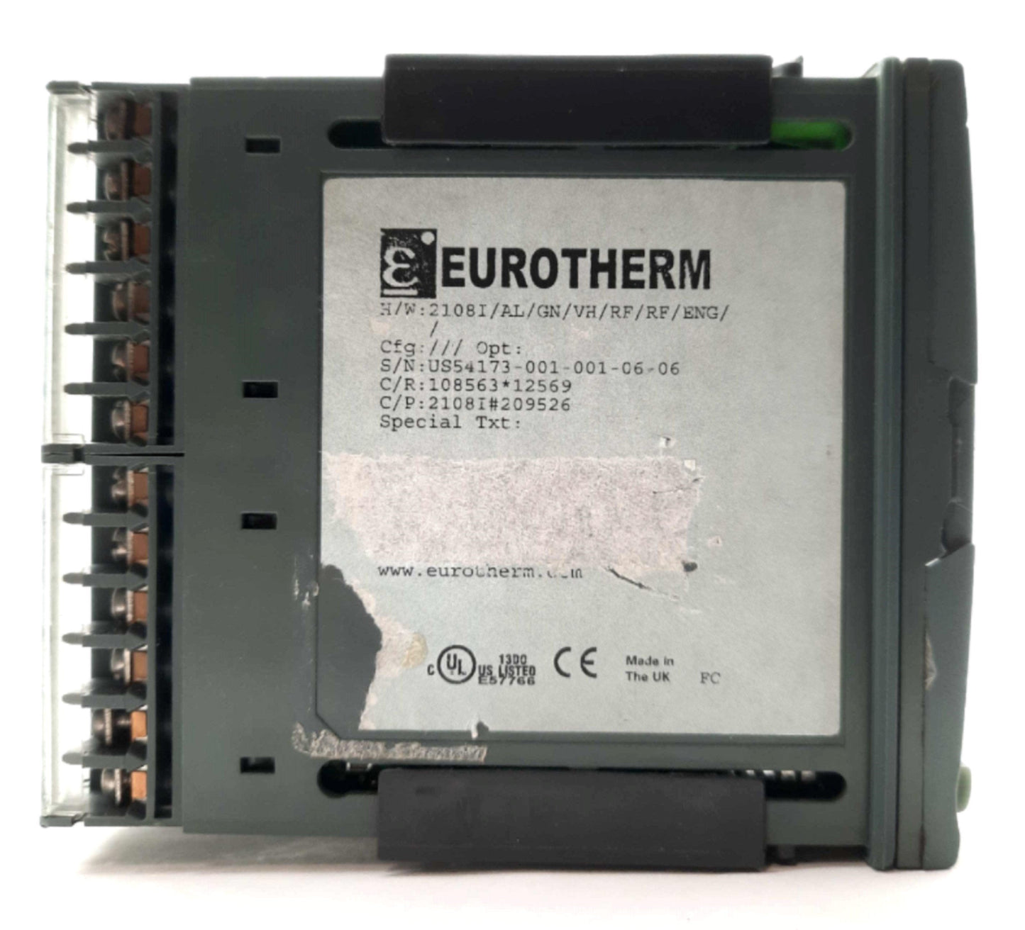 Used Eurotherm 2108I/AL/GN/VH/RF/RF/ENG Alarm Unit 2x Alarm DPST Outputs 100-240VAC