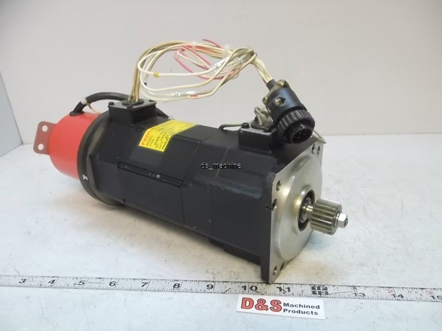 Used GE Fanuc A06B-0312-B351 AC Servo Motor 120V 3PH 2000RPM 2.0Nm NEMA-34