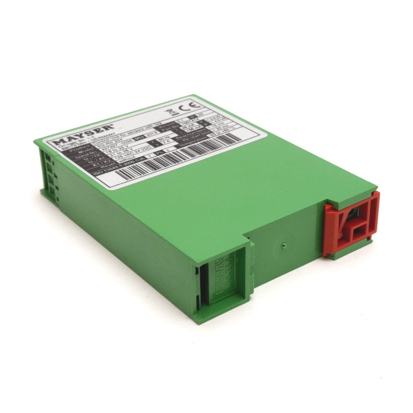 Used Mayser SG-RS 204 Sensor Control Unit, Supply: 24VAC/DC, Output: 125VAC 24VDC