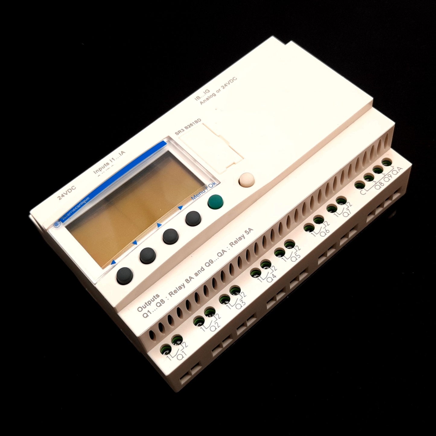 Used Schneider Electric SR3 B261BD Modular Smart Relay, 26 I/O, 16x Input, 10x Output