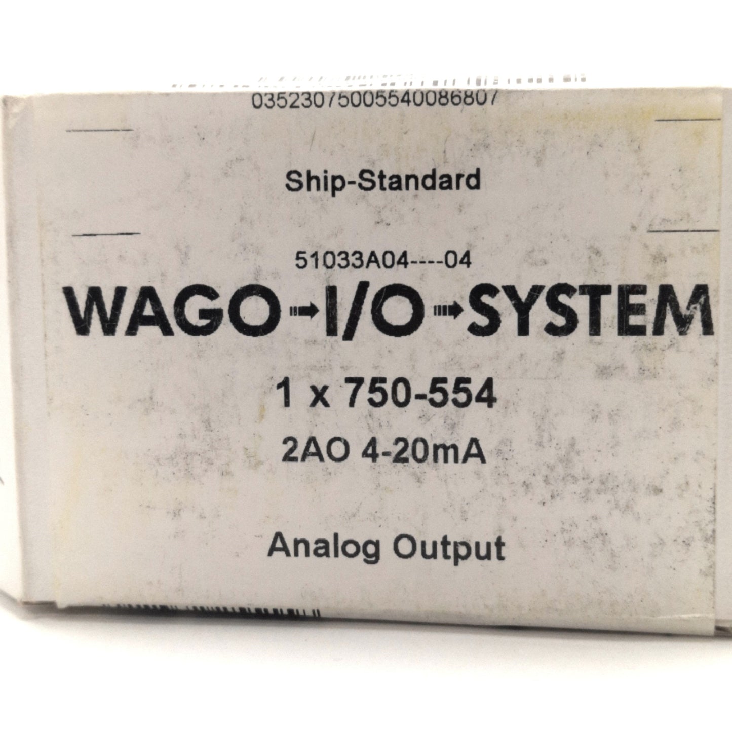 New Other Wago 750-554 Analog Output Module 2-Channel, 4-20mA Output, 24VDC