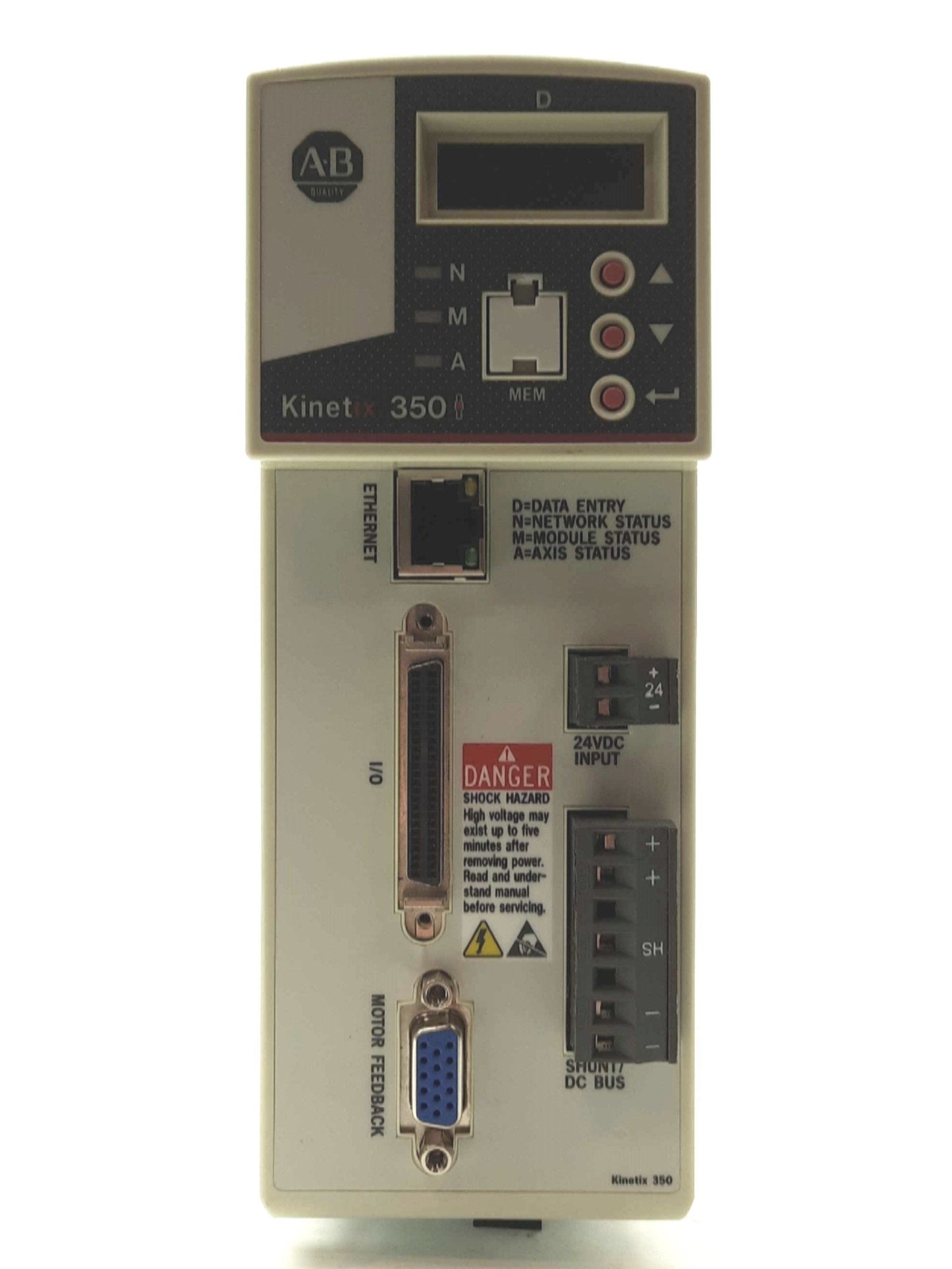 Used Allen Bradley 2097-V31PR0-LM Ser A Kinetix 350 Servo Drive 1/3-Phase 120/240VAC