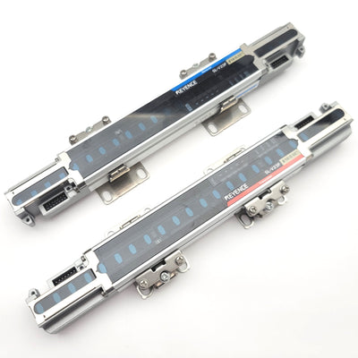 Used Keyence SL-V23F Safety Light Curtain Transmitter & Receiver Length: 230mm, 24VDC