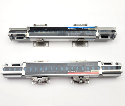 Used Keyence SL-V23F Safety Light Curtain Transmitter & Receiver Length: 230mm, 24VDC