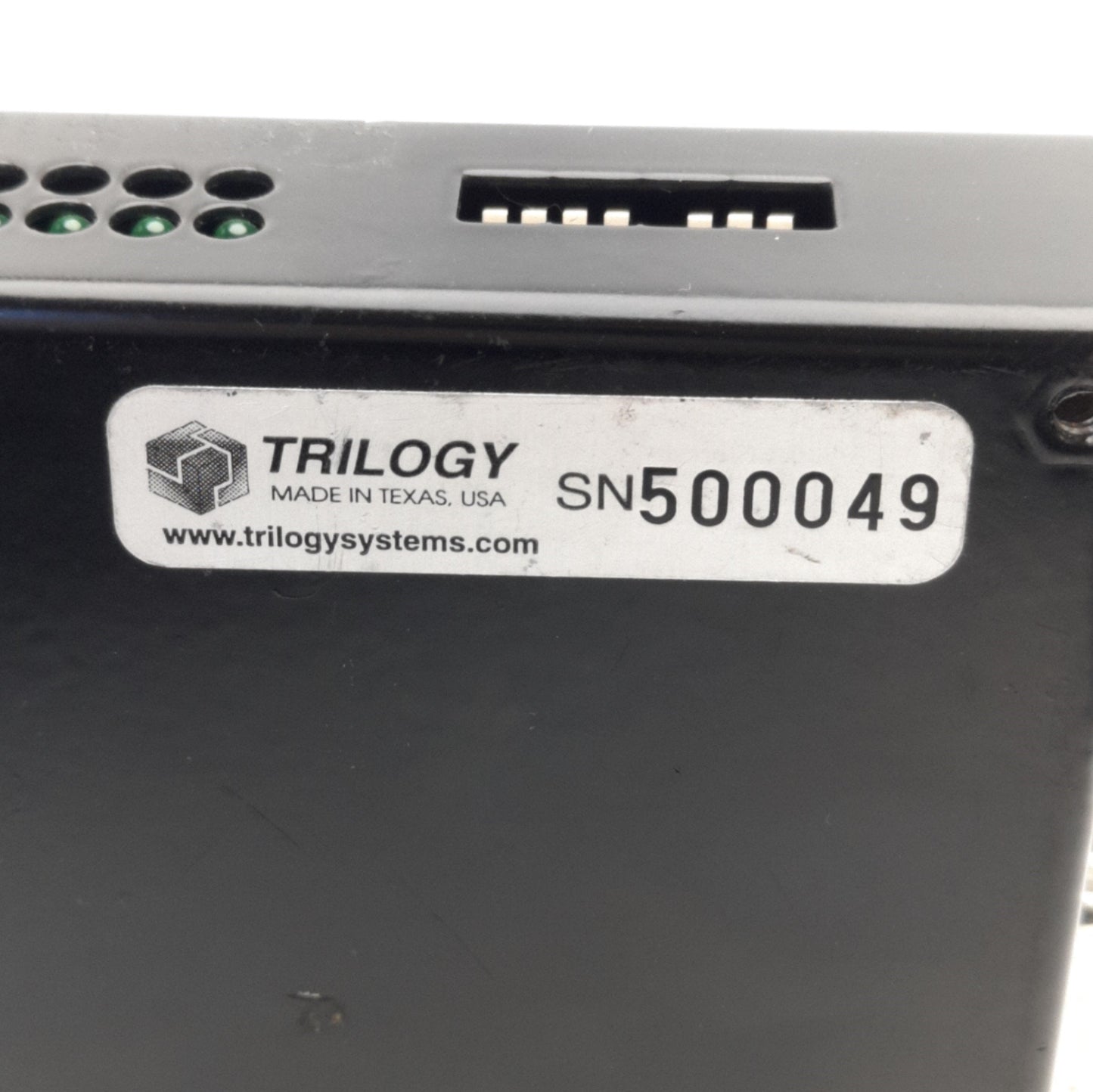 Used Trilogy Systems Motor Drive 50-Pin Ribbon Connector, DB-25F, DB-15F, 5V DC