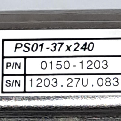 Used LinMot PS01-37x240 Stator Lifting Linear Motor, 122mm Stroke, 203N Peak, 3.8M/S